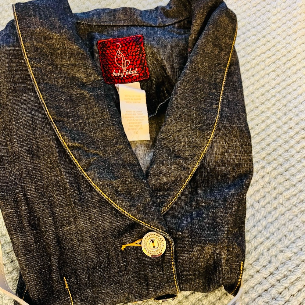 Babyphat blue jean top